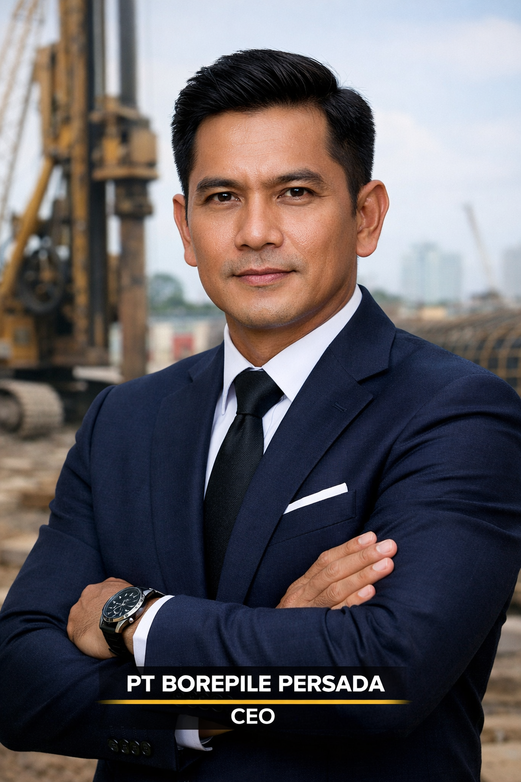 Bapak Hadi adalah CEO PT Borepile Persada